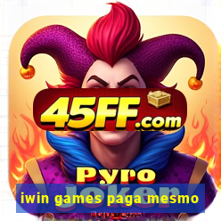 iwin games paga mesmo